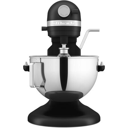 Mixer cu bol KitchenAid 5KSM55SXXEBM, 5.2L, 375 W, Model HEAVY DUTY, Negru mat