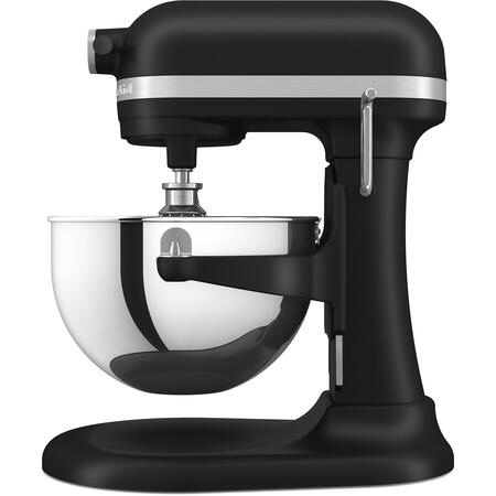 Mixer cu bol KitchenAid 5KSM55SXXEBM, 5.2L, 375 W, Model HEAVY DUTY, Negru mat