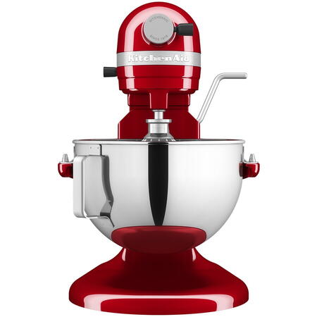Mixer cu bol KitchenAid 5KSM55SXXEER, 5.2L, 375 W, Model HEAVY DUTY, Rosu
