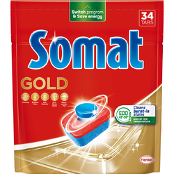 Detergent pentru masina de spalat vase Somat Gold, 34 spalari