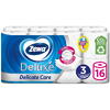 Hartie igienica Zewa Deluxe Delicate Care, 3 straturi, 16 role