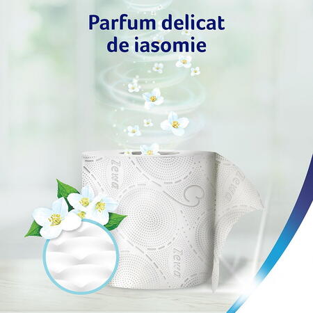 Hartie igienica Zewa Deluxe Jasmine Blossom, 3 straturi, 16 role