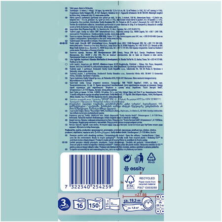 Hartie igienica Zewa Deluxe Jasmine Blossom, 3 straturi, 16 role