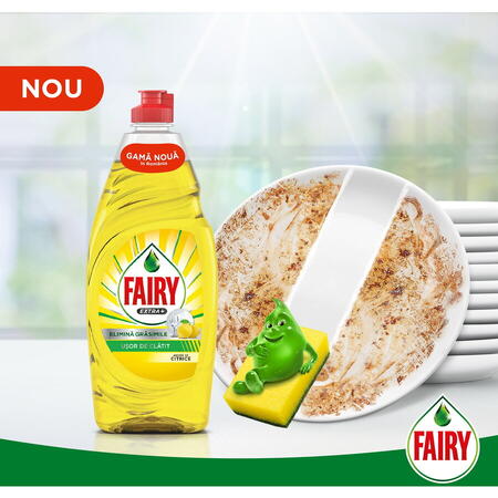 Detergent de vase Fairy Extra+ Citrice, 1.35 L