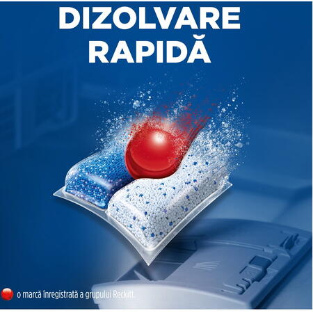 Pachet Detergent capsule pentru masina de spalat vase Finish Quantum, 60 spalari + Solutie de curatare Finish, 250 ml
