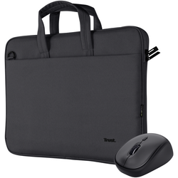 Set geanta laptop Trust Bologna 16", negru