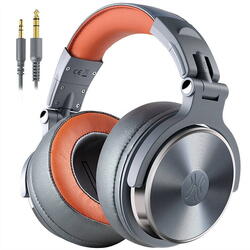 Casca OneOdio Pro50-Deep-Grey cu fir detasabil, tip over ear, utilizare profesionala, DJ, conectare prin Jack 3.5 mm | Jack 6.35 mm, difuzor 50 mm, impedanta 32 Ohm, gri