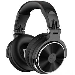 Casca OneOdio Pro10-Black cu fir detasabil, tip over ear, utilizare profesionala, DJ, conectare prin Jack 3.5 mm | Jack 6.35 mm, difuzor 50 mm, impedanta 32 Ohm, negru