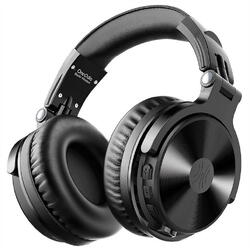 Casca OneOdio Pro-C-Black wireless, cu fir, tip over ear, utilizare multimedia, conectare prin Bluetooth 5.0 | Jack 3.5 mm | Jack 6.35 mm, difuzor 50 mm, impedanta 32 Ohm, acumulator 1000 mAh, negru