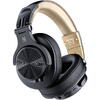 Casca OneOdio Fusion-A70-Black-Gold wireless, cu fir, tip over ear, utilizare multimedia, DJ, conectare prin Bluetooth 5.2 | Jack 3.5 mm | Jack 6.35 mm, difuzor 40 mm, impedanta 32 Ohm, acumulator 650 mAh, negru | auriu