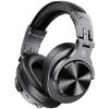 Casca OneOdio Fusion-A70-Black wireless, cu fir, tip over ear, utilizare multimedia, DJ, conectare prin Bluetooth 5.2 | Jack 3.5 mm | Jack 6.35 mm, difuzor 40 mm, impedanta 32 Ohm, acumulator 650 mAh, negru