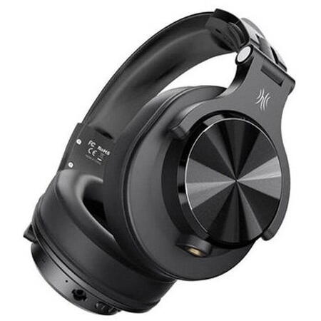 Casca OneOdio Fusion-A70-Black wireless, cu fir, tip over ear, utilizare multimedia, DJ, conectare prin Bluetooth 5.2 | Jack 3.5 mm | Jack 6.35 mm, difuzor 40 mm, impedanta 32 Ohm, acumulator 650 mAh, negru