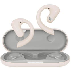 Casca OneOdio OpenRock-S-Cream wireless, tip butoni - TWS, utilizare smartphone, conectare prin Bluetooth 5.3 , difuzor 16.2 mm, alb