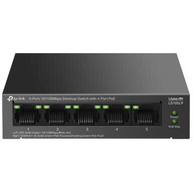 TP-LINK LS105LP 9 PORT 10/100 SWITCH POE