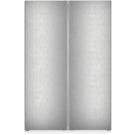Side by Side Liebherr XRFsf 5225 Plus, BioFresh, NoFrost, 659 l, Display tactil, Sertar Meat & Dairy, VarioSpace, SteelFinish