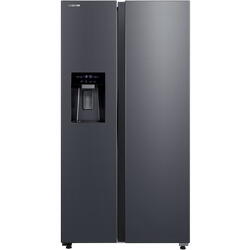 Side by side Toshiba GR-RS755WI-PMJ(06), 568 l, No Frost, Clasa E, Ice Maker 3 in 1, Wifi, Argintiu