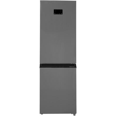 Combina frigorifica Toshiba GR-RB449WE-PMJ(49), 338 l, No Frost, Clasa E, Afisaj LED, Control electronic, Iluminare LED, H 185.8 cm, Argintiu