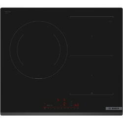 Plita incorporabila Bosch PVJ631HC1E, Inductie, 4 zone de gatit, Smart Hood Connect, Combi Zone, PerfectFry Plus , 60 cm, Negru