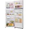 Frigider cu doua usi LG GTBV44SEBKD, 461 l, No Frost, Linear Cooling, Display, Compresor Inverter, WiFi, Iluminare LED, H 185 cm, Clasa E, Bej