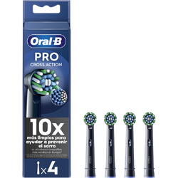 Rezerve periuta de dinti electrica Oral-B Pro Cross Action, Negru, 4 buc