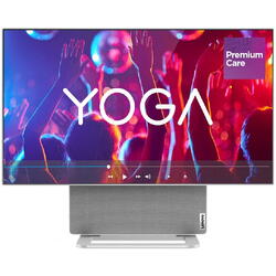 Sistem All-in-One Lenovo Yoga AIO 7 27APH8 cu procesor AMD Ryzen™ 7 8845HS pana la 5.1 GHz, 27", QHD, IPS, 32GB LPDDR5x, 1TB SSD M.2 2280 PCIe 4.0x4 NVMe, NVIDIA® GeForce RTX™ 4050 6GB GDDR6, No OS, Cloud Grey, 3Y Premium Care