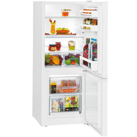 Combina frigorifica Liebherr CUe231-26, 210 l, Clasa E, VarioSpace, SmartFrost, H 137.2 cm, Alb