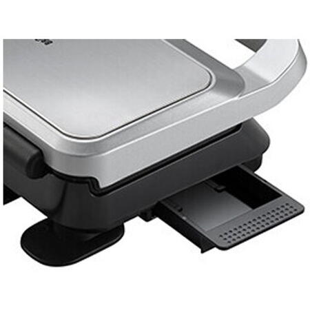 Sandwich-maker BRAUN SM5006, 800W, 2 seturi placi detasabile, invelis antiaderent premium, tava colectare grasime, argintiu-negru