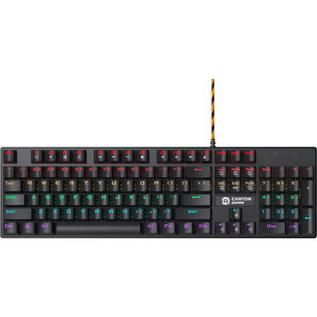 Tastatura Gaming Canyon Deimos GK-4 Mecanica Blue Switch