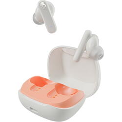Casti In-Ear Skullcandy Smokin Buds, True Wireless, Bluetooth, IPX4, Bone Orange