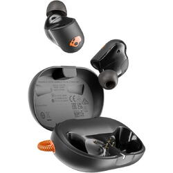 Casti In-Ear Skullcandy Sesh ANC Active, True Wireless, Bluetooth, Multipoint, IP67, Black/Orange