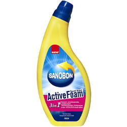 Detergent pentru WC Sano Bon Spuma Activa Fresh, 750 ml