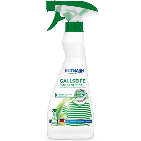 Spray pentru indepartarea petelor cu sapun din fiere de bovina, Heitmann, 250 ml