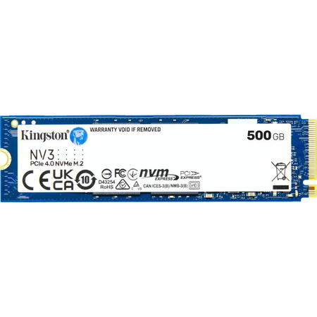 SSD Kingston NV3 500GB PCI Express 4.0 x4 M.2 2280
