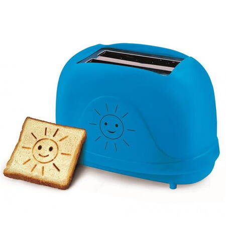 Prajitor de paine, 750W, EKT003B Smile, 1 treapta de prajire, Albastru