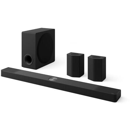 Soundbar LG S95TR, 9.1.5 , 810W, Dolby Atmos, Airplay2, Kit Wireless Surround 6 canale , Subwoofer Wireless, HDMI, USB, Negru