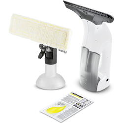 Aspirator de geamuri Karcher WV 1 Plus, 1.633-608.0, 25min, pana la 70 m3, rezervor apa 100 ml, Alb/Negru