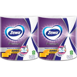 Pachet Prosoape de hartie Zewa Jumbo, 3 straturi, 2 role, 460 foi