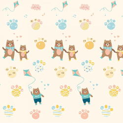 U-Grow Covor de joaca pentru copii UG-F10120-2, din spuma, pliabil, 2 fete, impermeabil, izolant, 180 x 120 x 1 cm, alfabet