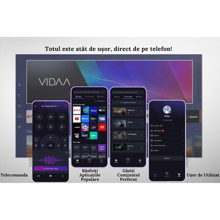 Televizor LED NEI 40NE5901, 100cm, Smart, Full HD, Clasa E