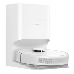 Robot de aspirare cu mop Dreame D10 Plus Gen 2 RLD32GD, mop rotativ, statie automata de golire 4l, 6000Pa, rezervor praf 0.57l, rezervor apa 0.235l, baterie 5200mAh, alb