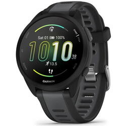 Smartwatch Garmin Forerunner 165, curea Silicon, Black/Slate Grey