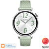 Smartwatch Huawei Watch GT 4, 41mm Stainless Steel Case with Green Fluoroelastomer Strap