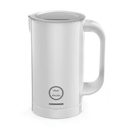 Heinner Aparat pentru spumat laptele HMFR-450WH, 450 W, capacitate spumare 100ml, 4 functii, capacitate incalzire 200ml, led, inel spumare magnetic, Alb