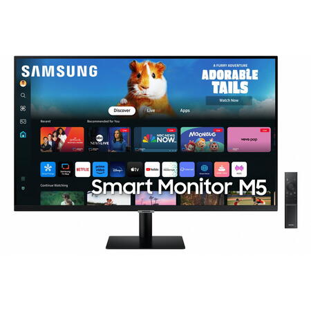 Monitor SMART SAMSUNG, TV Experience, LS27DM500EUXDU, 27