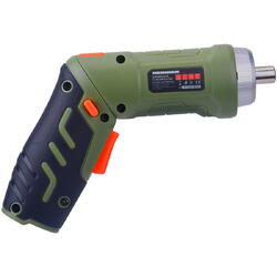 Surubelnita pe acumulator Heinner SSA111, 4 V, 250 RPM, 3 Nm, cablu USB, 9 biti 25 mm, prelungitor biti, suport biti