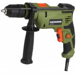 Masina de gaurit si insurubat (bormasina) cu percutie Heinner 810W13MM, 810 W, 3000 RPM, 13 mm mandrina automata