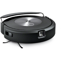 Robot aspirator cu mop iRobot Roomba Combo J7158, 26Wh, mop cu ridicare/coborare automata, camera frontala, evita obstacole, control aplicatie, 10 harti, bariere virtuale, WiFi, Alexa&Google, senzori scari, gri