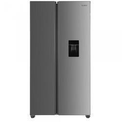 Side by Side Samus SSX-669NFWDE, 529 L, Full No Frost, Dozator apa, Clasa E, Afisaj LCD, H 177 cm, Inox/Argintiu