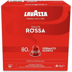 Cafea capsule Lavazza Qualita Rossa, compatibile Nespresso, 80 x 5.7g