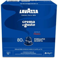 Cafea capsule Lavazza Crema & Gusto, compatibile Nespress, 80 x 5.7 g